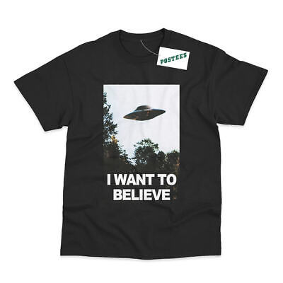 IO voglio crederci UFO ALIENO ispirato la X-Files Printed T-shirt