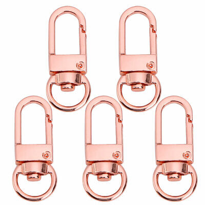 5/10Pcs Metal Lobster Claw Clasp Swivel Trigger Hook Hanger for Keychain Pendant