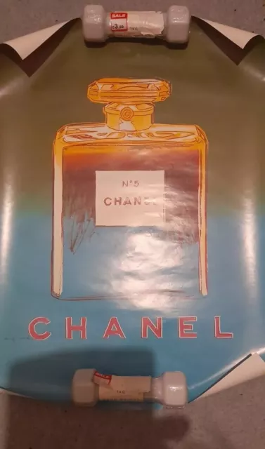 Vintage Andy Warhol Chanel No5 Poster 1997 Blue Green Version LAST ONE I HAVE!