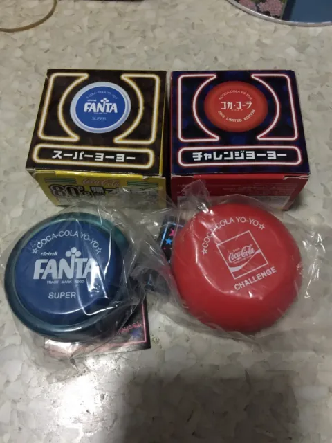 Set 2 Challenge series Yoyo Red and Blue Classic 2006 Japanese Limited Edition