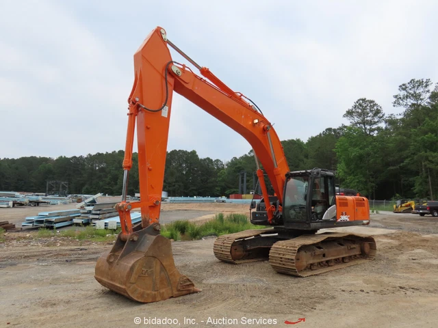 2017 Hitachi ZX380LC-6N Hydraulic Excavator Trackhoe Cab Heat A/C Isuzu bidadoo