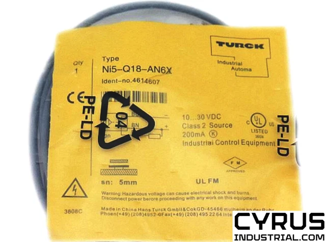 Turck Ni5-Q18-AN6X | 4614607 Inductive Sensor