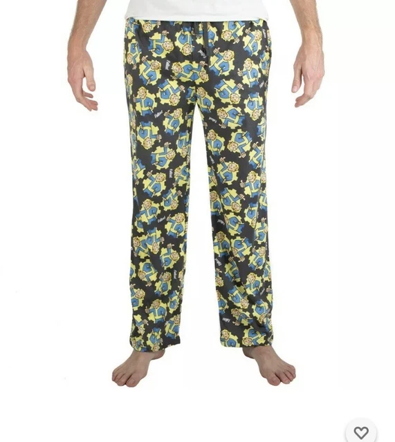 Men's Small~ Fallout Vault Boy Video Pajama Lounge Pant PJs Adult~Bioworld