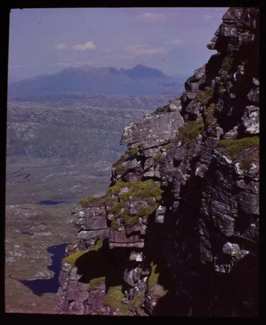 FOTO ESCOCESA DE COLECCIÓN Linterna Mágica QUINAG DE BEALACH MOR FECHADA 1957