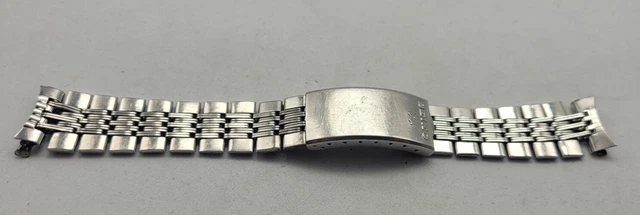 Bracelet De Montre Vintage Seiko SQ – Or Et Argent, Acier Inoxydable 20 Mm – Pour Pièces Ou Réparation