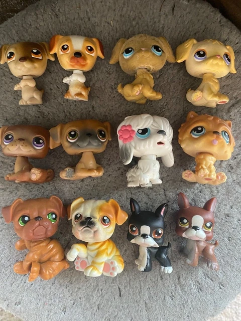 Littlest Pet Shop Boston Terrier Bulldog Pug Jack Russell Retriever&MORE LOT SET Littlest Pet Shop Boston Terrier Bulldog Pug Jack Russell Retriever&MORE LOT SET