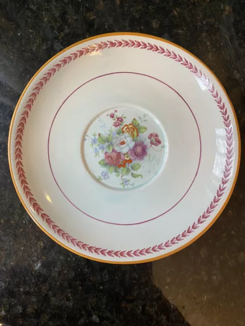 Antique Adams Calyx Ware Hand Painted 6.5” Luncheon Plate