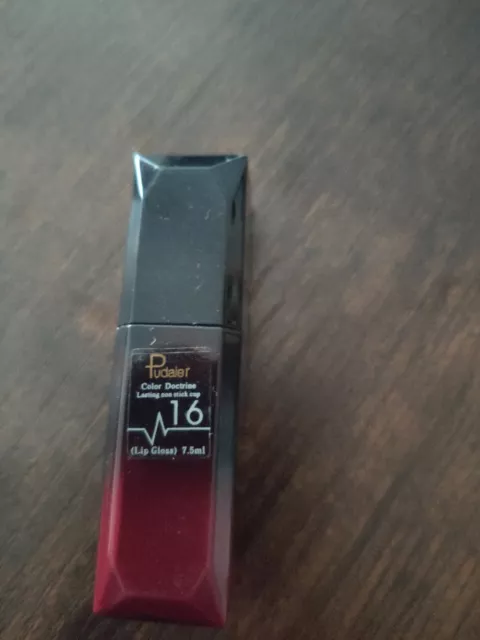 Samt Matte Lip Gloss Wasserdicht Lippenstift Farbe  Weinrot