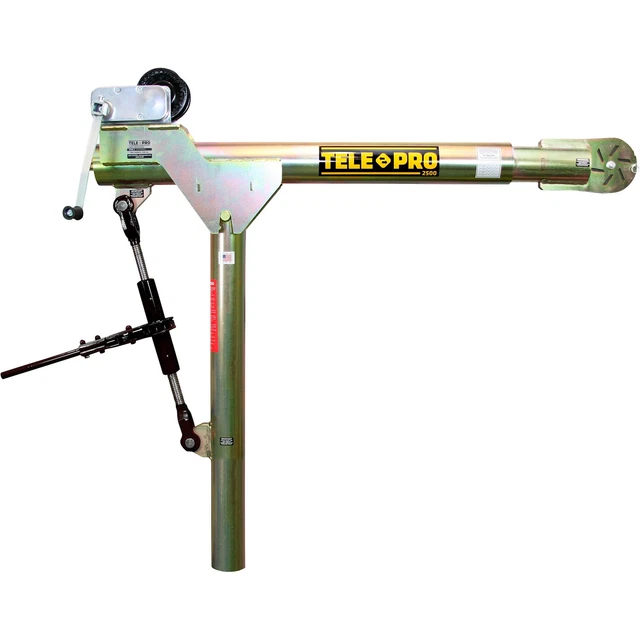 OZ Lifting Products Tele-Pro Davit Crane- 2500Lb Cap 64.50 Height