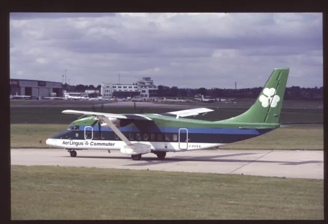 Orig 35mm airline slide Aer Lingus Commuter SD 360 EI-BSP [2091]