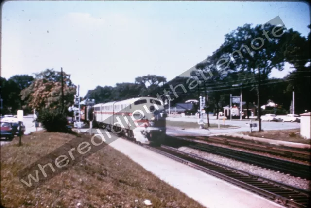 Railroad Slide CB&Q 122D EMD F3A by C.R. Harrison Duplicate