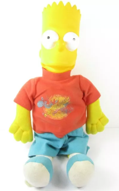 The Simpsons Vintage 1997 Puppe Bart Simpson Puppe Stofftier Hard Kopf Plüsch