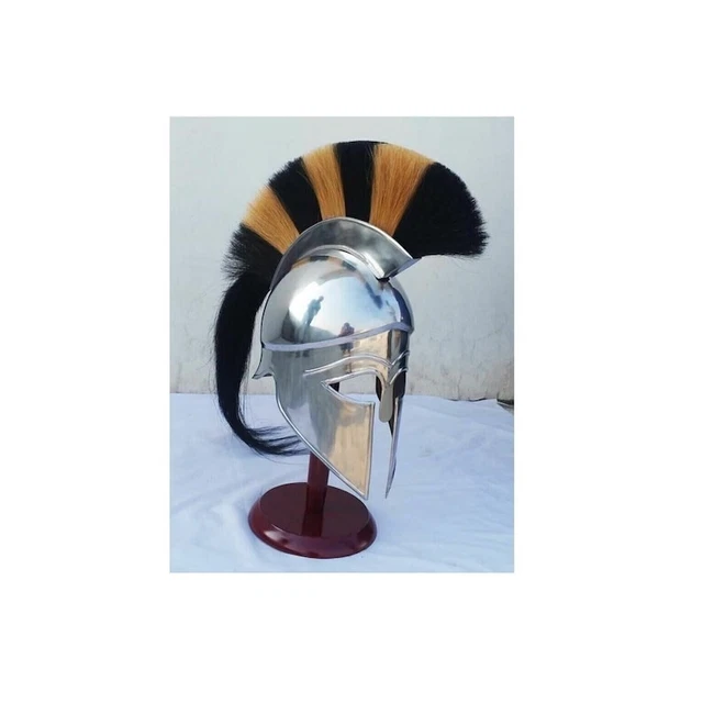Greek Armor Greek Corinthian Helmet With Red Plume,sca Armor Roman Armour Spartan Larp C6673387 Spartan Greek Armor