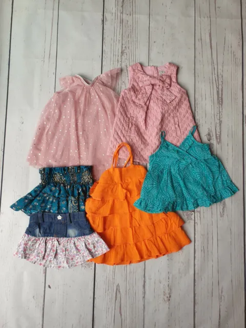 Bundle Of 6 Baby Girl Mix n Match Summer Clothes Outfits 3-6 Months
