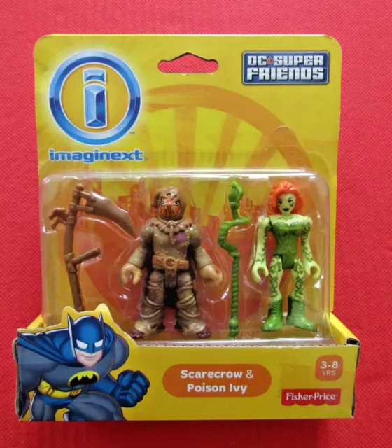 Fisher Price Imaginext Figures Poison Ivy & Scarecrow DC Super Friends Batman