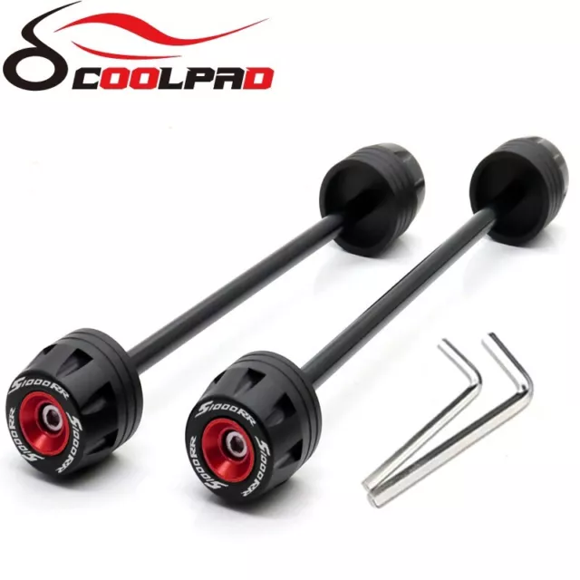 Front & Rear Anti Crash Wheel Fork Slider Axle For 2021-2023 BMW S1000RR M1000RR