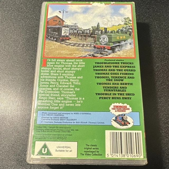 THOMAS THE TANK Engine & Friends: Troublesome Trucks (VHS, PAL, 1988) U ...