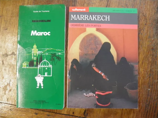 Lot de 2 livres sur Le Maroc