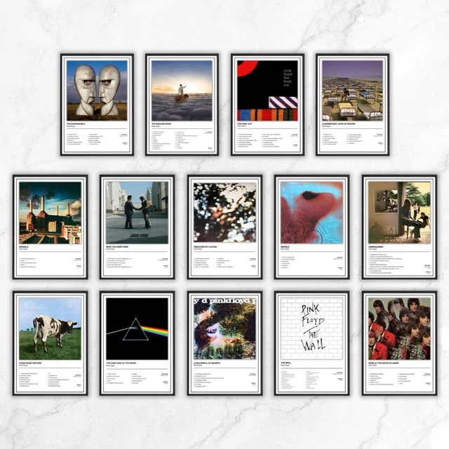 Pink Floyd Complete Collection PINK FLOYD FULL Collection of Album Cover Posters A5 A4 A3 Unframed £7. ...