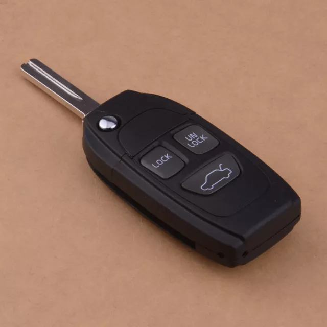 3 Button Flip Remote Key Fob Case Shell fit for VOLVO C70 S40 V40 S60 S80 XC70