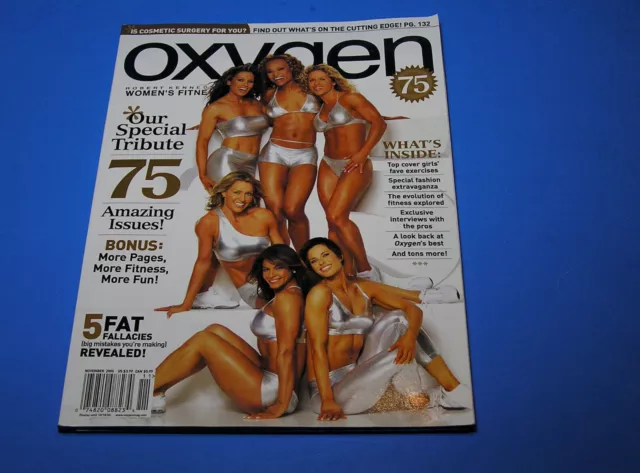 Oxygen Magazine Top Cover Girls - no label  - November 2005
