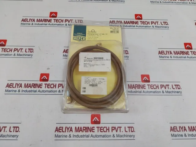 Refco Cl-72-y Yellow Individual Charging Hose 60 Inch (150 Cm Lgth) For R410a