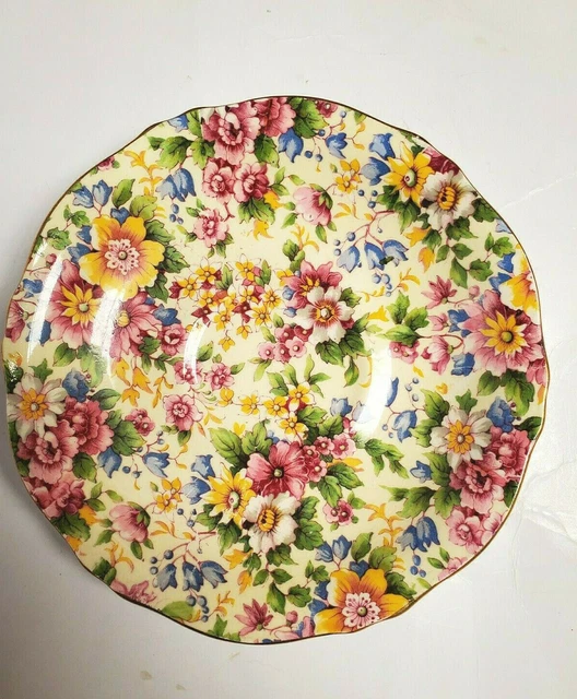 Royal Winton Grimwades Chintz made in England Plate Saucer 5.5''