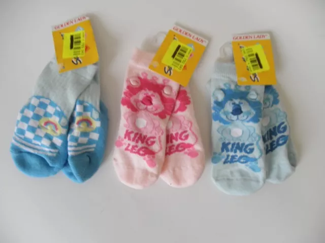 lot de 3 paires de chaussette enfant 0/6 mois golden lady