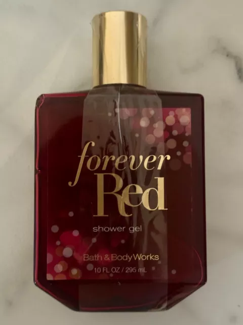 NEW! BATH & BODY WORKS FOREVER RED SHOWER GEL 10oz DISCONTINUED