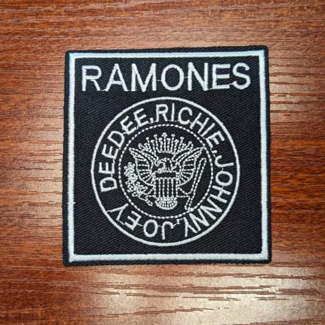 The Ramones Patch Punk Rock 80s Music Goth Emo Embroidered Iron On 2.75x2.75