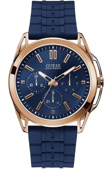 GUESS GENTS VERTEX Multi Dial Watch 44mm Water Resistant W1177G4 67.50 PicClick UK