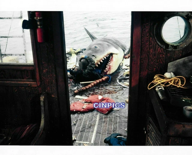 JAWS1975 SPECIAL EFFECTS Shark Movie 8X10 Color Studio ReprintS
