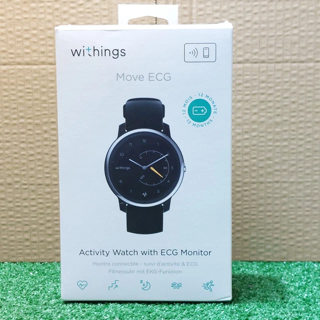 Activity Tracking Withings Smartwatch Move Ecg Hwa08 Black