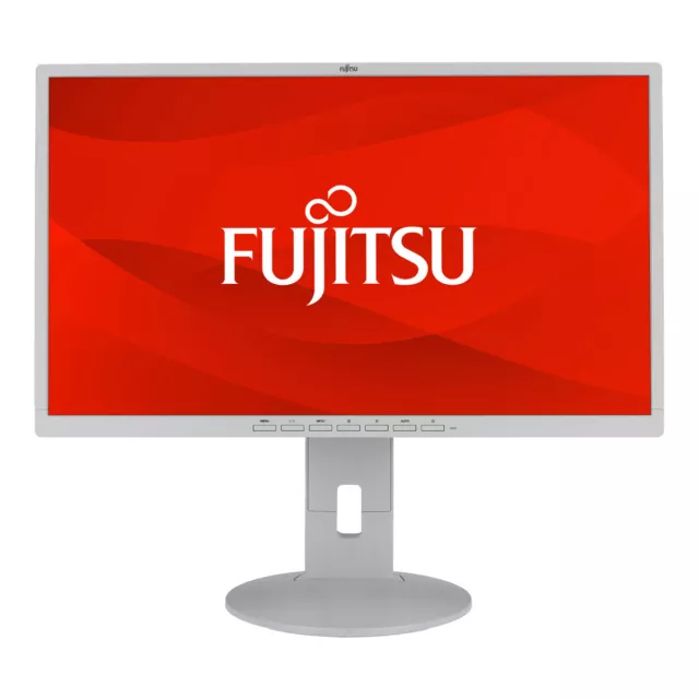 Fujitsu B24-8 TE PRO Monitor 24 Zoll 1920x1080 IPS Panel Weiß höhenverstellbar