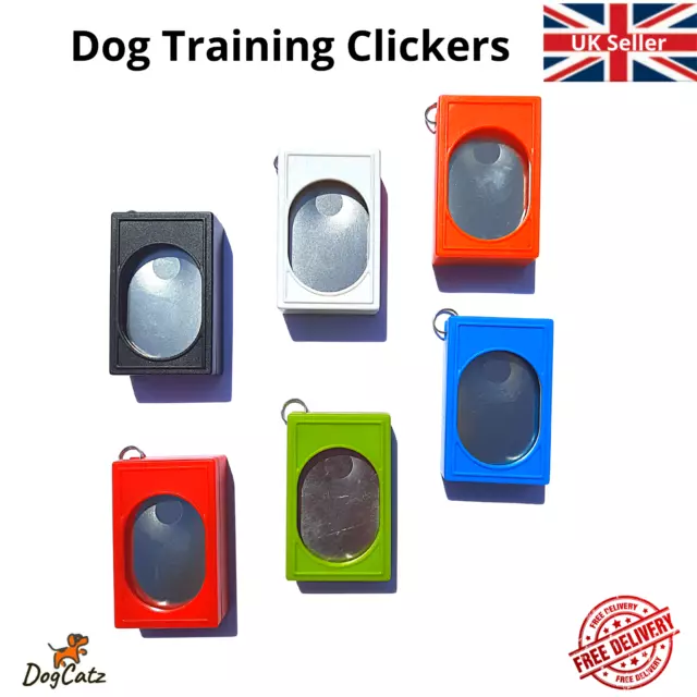 Dog Clicker, Puppy Training, Train Cat Kitten Pet Obedience Recall, Stop Barking