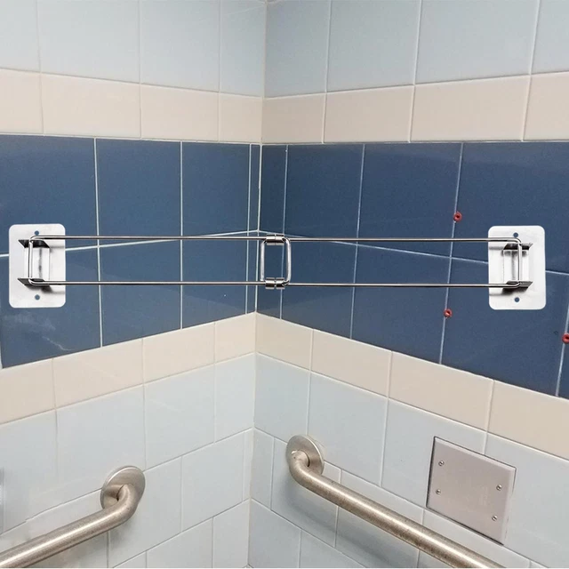 1 Ensemble D'étagères D'angle De Douche RVs, Barre De Rangement Pour Camping -car Remorque, Accessoire De Bain E8BC