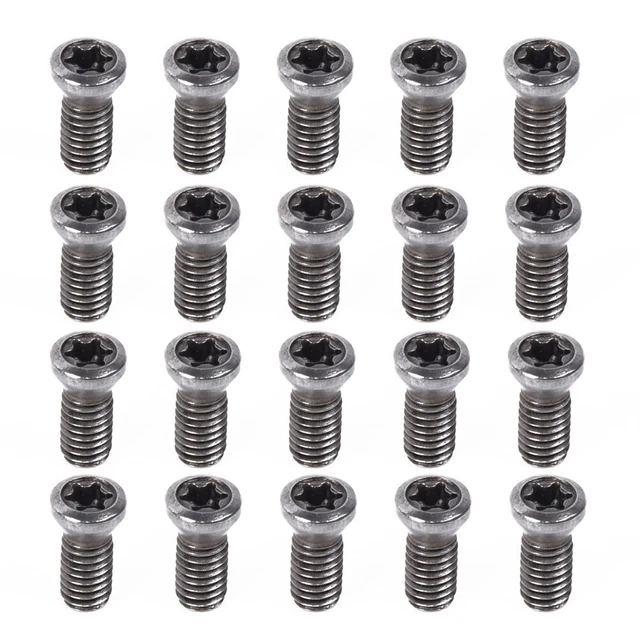 Vis Torx robustes M4 x 10 mm pour inserts en carbure 20 pièces qualité supéri