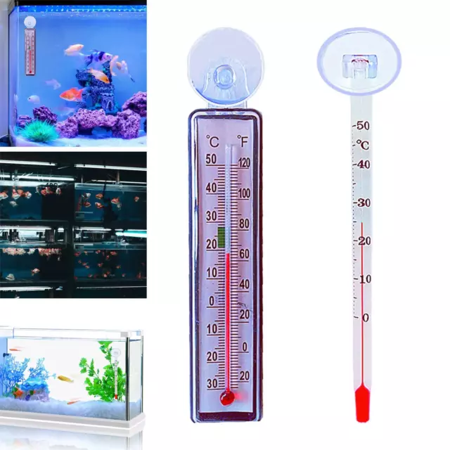 5 Pieces Aquarium Thermometer for Freshwater and Saltwater Measurement Accurate