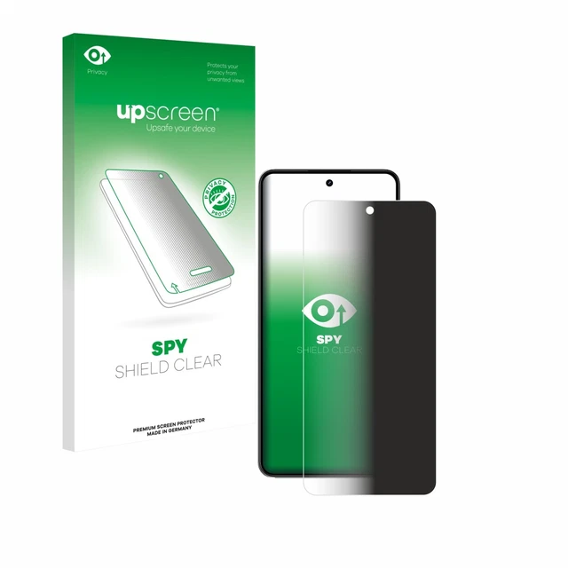 Protection D'écran Verre Trempé Avizar Anti-espion Pour Realme Note 60 / Note 70T - Noir Transparent, Neuf Sous Blister