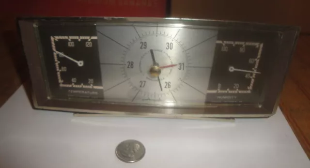 Vintage Airguide Weather Station Thermometer Barometer Hygrometer
