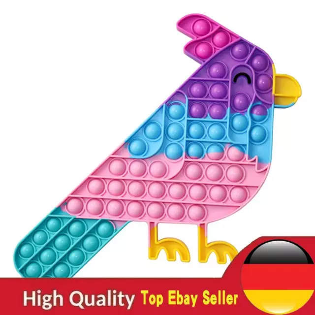 HQYXGS Sensory Fidget Toy für Autismus, Woodpecker Push Bubble Toys Autismus Bed