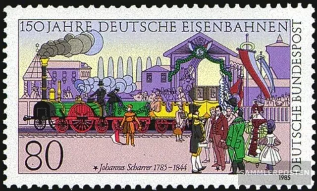 BRD (BR.Deutschland) 1264 (kompl.Ausgabe) postfrisch 1985 Deutsche Eisenbahnen