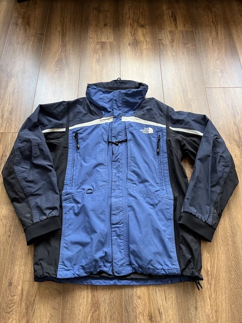 Men's The North Face Hyvent Waterproof Outdoor Ski Blue Jacket  Size M