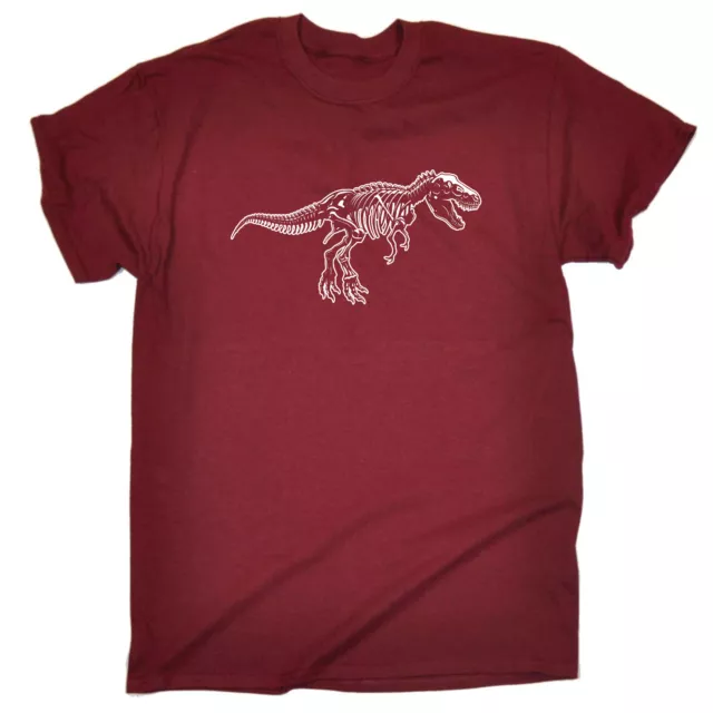 T Rex Bones Dinosaur White - Mens Funny Novelty Top Gift T Shirt T-Shirt Tshirts