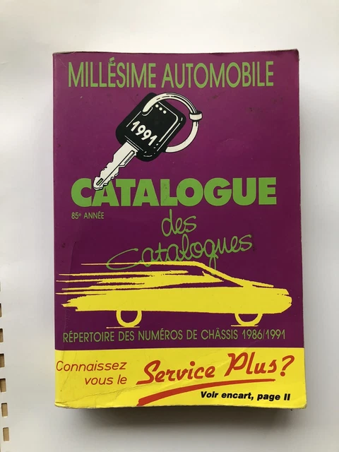 catalogue des catalogues-année 1995