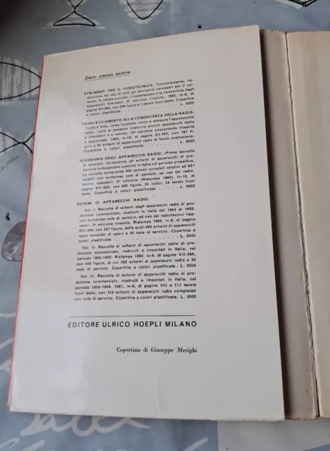 Ravalico Apparecchi Radio a Transistor - Hoepli 1965 manuale elettronica scienza 2