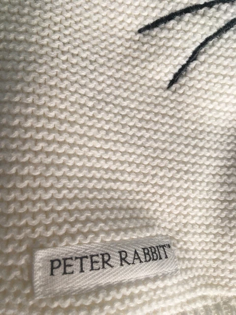 0-3 Months PETER RABBIT Gorgeous Unisex Baby Clothes Jacket Cardigan Cream 2