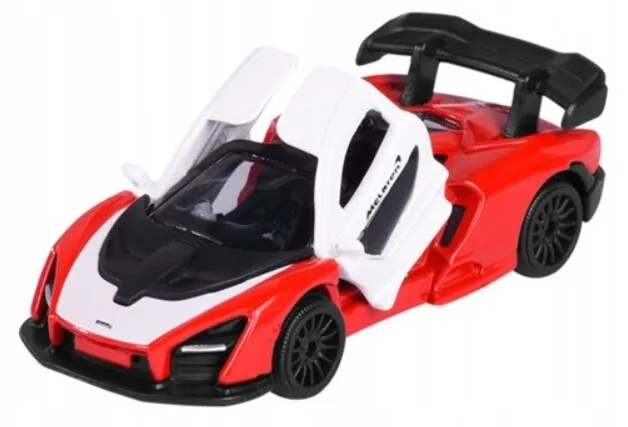 Majorette McLaren Senna Red Racing Cars 1:64 Scale 3 Inch Toy Car