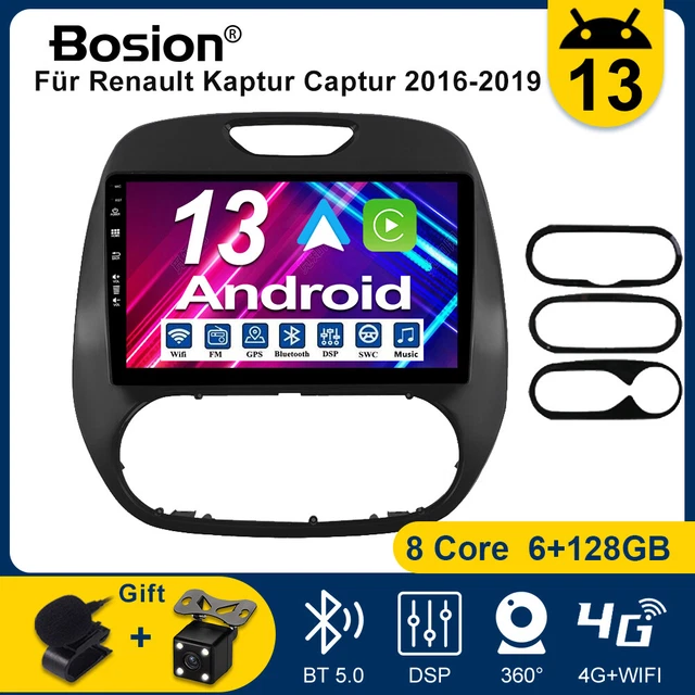 BXLIYER Android 15 IPS Autoradio Per Renault Kaptur Captur (2014-2019) - 2G+64G - Senza fili CarPlay + Android Auto - GRATUITI Camera - DAB Volante WiFi Fast-Boot DSP Split-Screen - 9 Pollici 2 Din