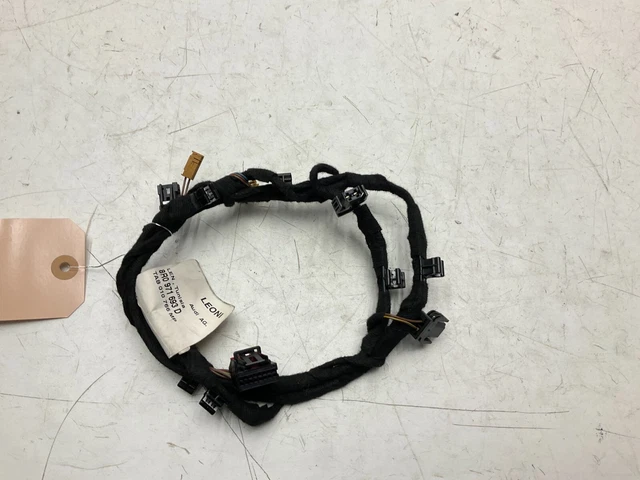 2009 Audi Q5 Rear Left Driver Door Side Wiring Harness Q